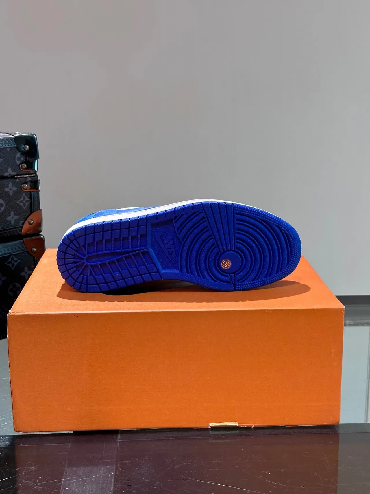 Louis Vuitton Monogram and Damier Blue White Low-Top Lifestyle Sneakers 9