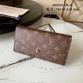 Louis Vuitton Monogram Canvas Flap Long Wallet