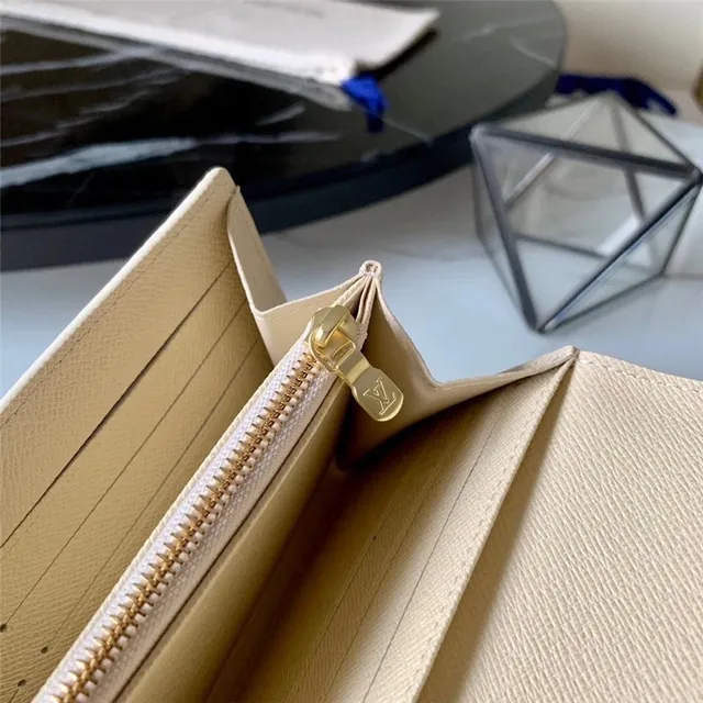 Louis Vuitton Monogram Canvas billetera larga con flap 3