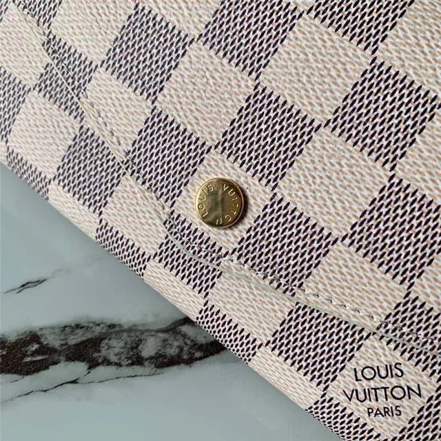 Louis Vuitton Monogram Canvas billetera larga con flap 6