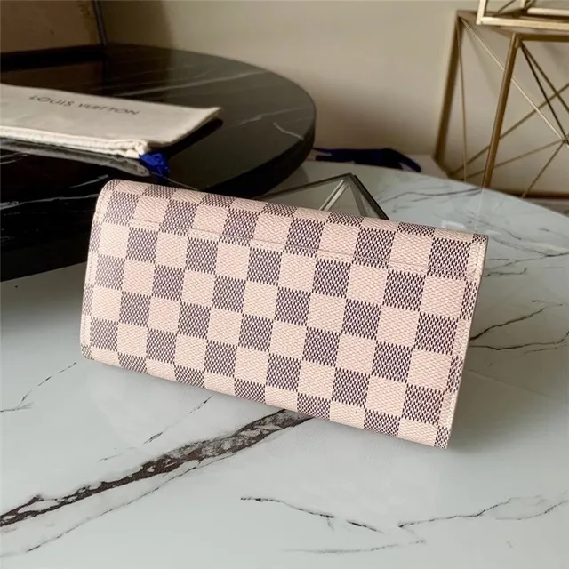 Louis Vuitton Monogram Canvas billetera larga con flap 8