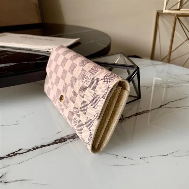 Louis Vuitton Monogram Canvas billetera larga con flap 9