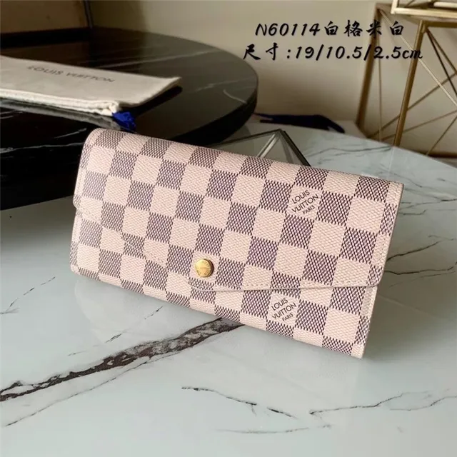 Louis Vuitton Monogram Canvas billetera larga con flap 11