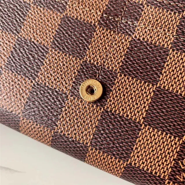 Louis Vuitton Monogram Canvas billetera larga con flap 12