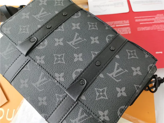 Louis Vuitton Monogram Eclipse Structured Crossbody Bag 6