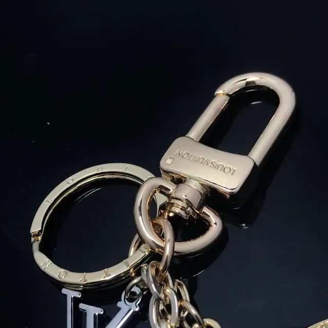 Louis Vuitton Monogram Flower Gold Silver Pavé-Crystal Floral Charms Metal Jewelry 6