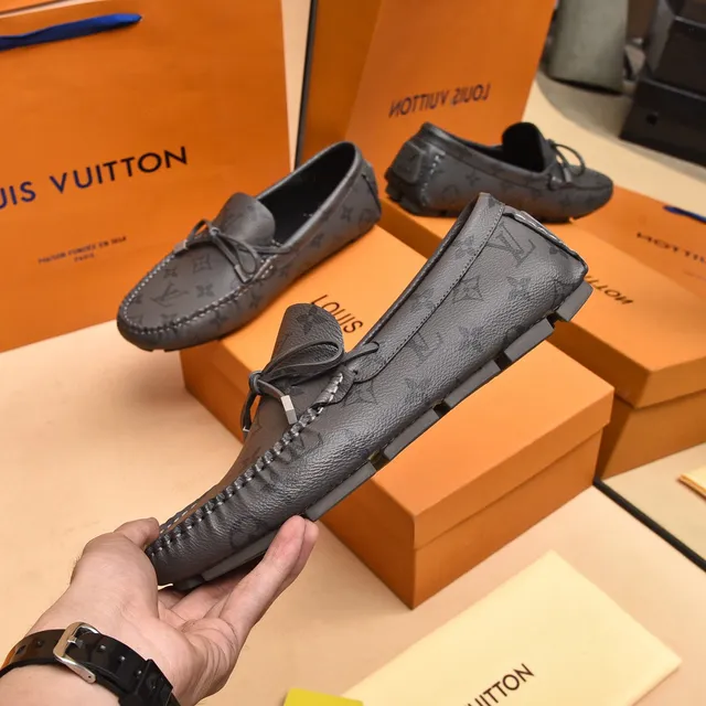 Louis Vuitton Monogram Leather Bow Loafers 8