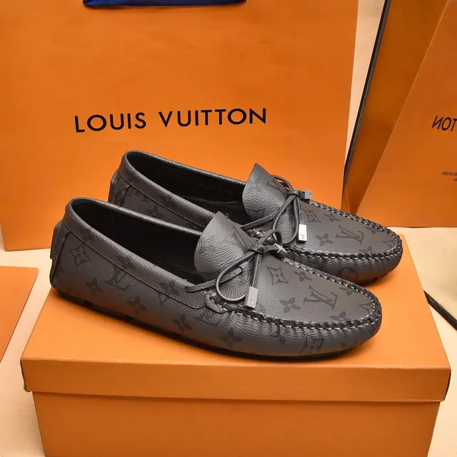 Louis Vuitton Monogram Leather Bow Loafers 9