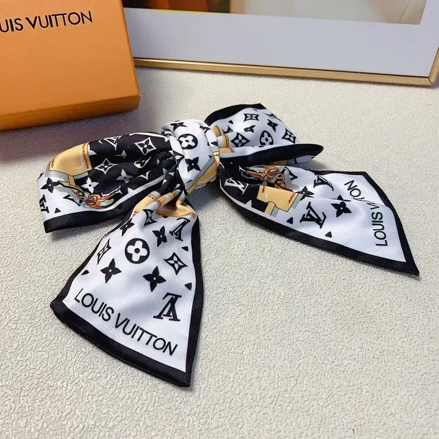 Louis Vuitton Monogram Print Silk Scarf 5