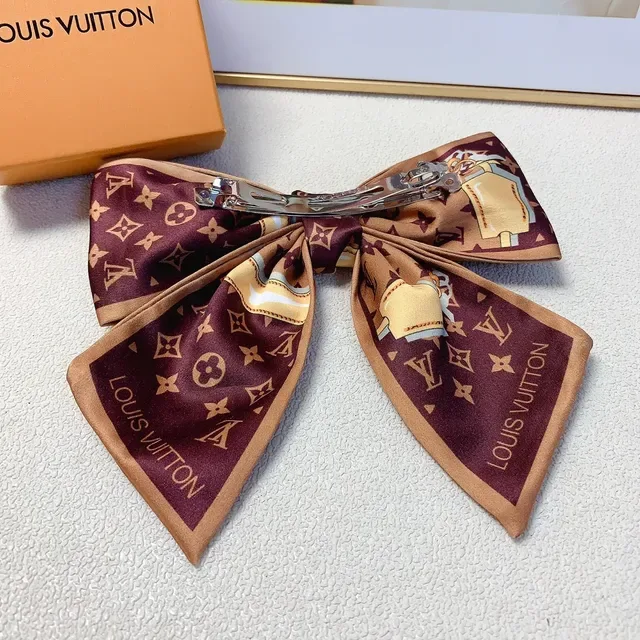 Louis Vuitton Monogram Print Silk Scarf 6