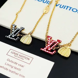 Collier Louis Vuitton Monogram Shell Enamel