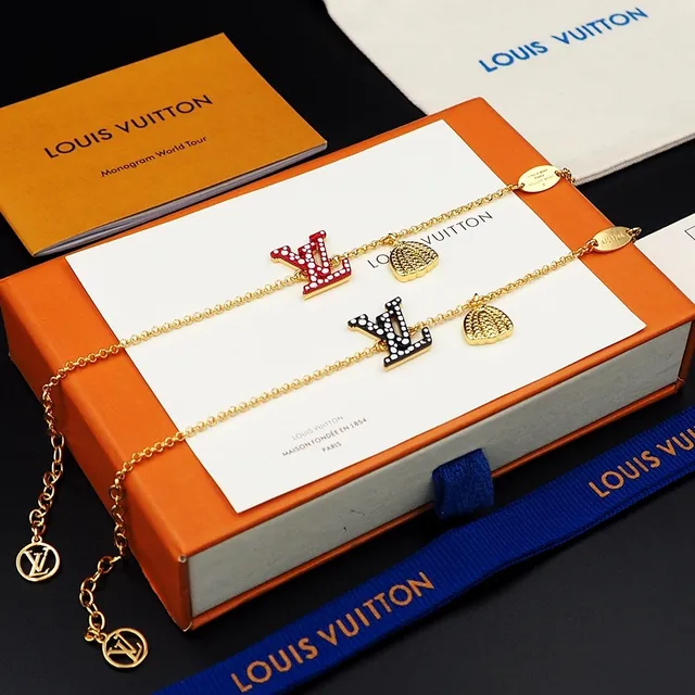 Louis Vuitton Monogram Shell Enamel Necklace 2