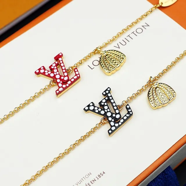 Louis Vuitton Monogram Shell Enamel Necklace 4