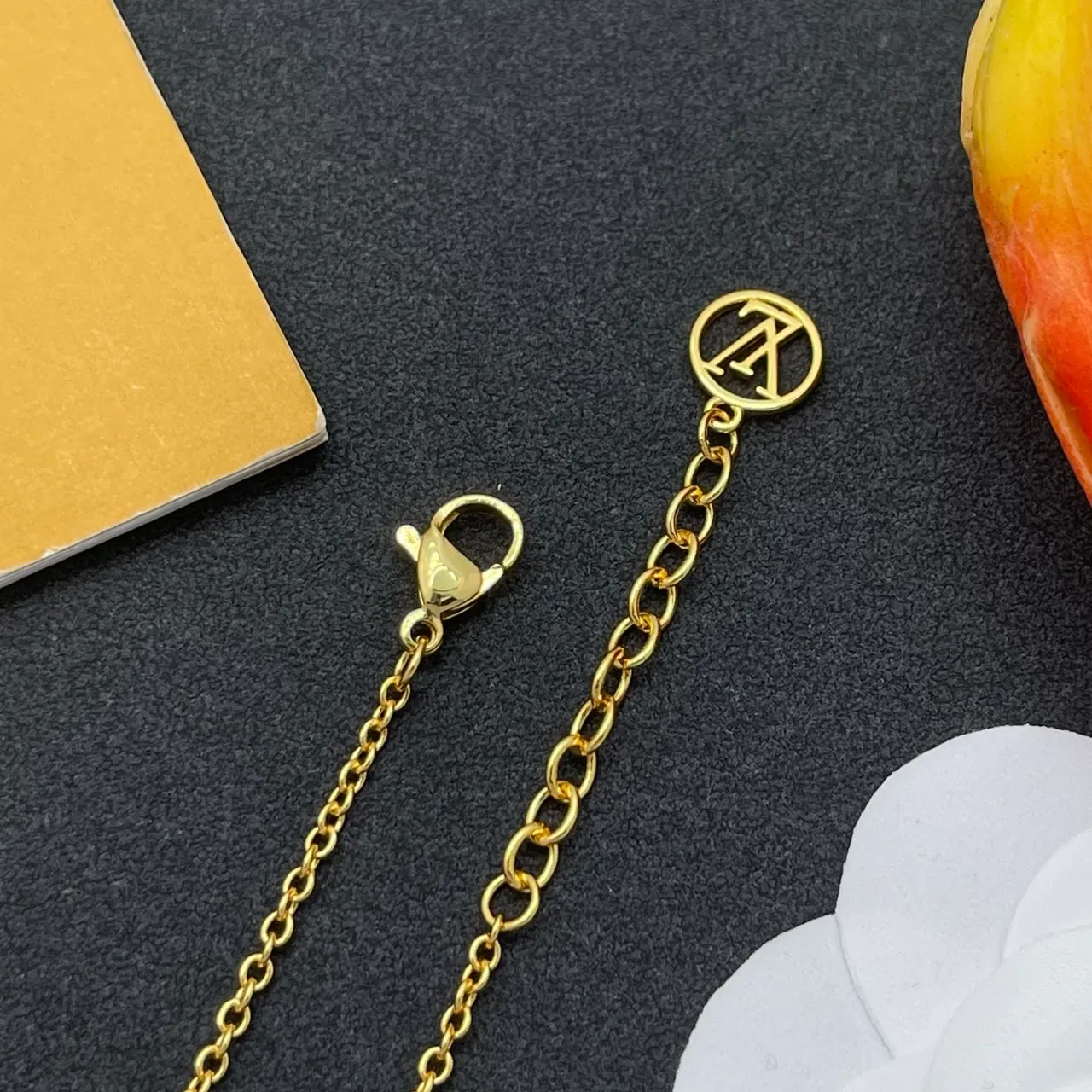 Louis Vuitton Monogram World Tour Gold-Tone Chain Bracelet 5