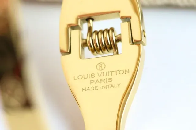 Louis Vuitton Monogram World Tour Gold-Tone Crystal Flower Bracelet 9