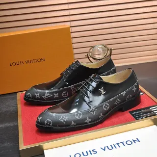 Louis Vuitton Sapatos Oxford Monogramados de Cap-Toe