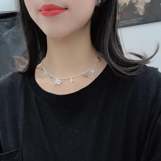 Louis Vuitton Multi Charm Gold-Tone Chain Necklace 4