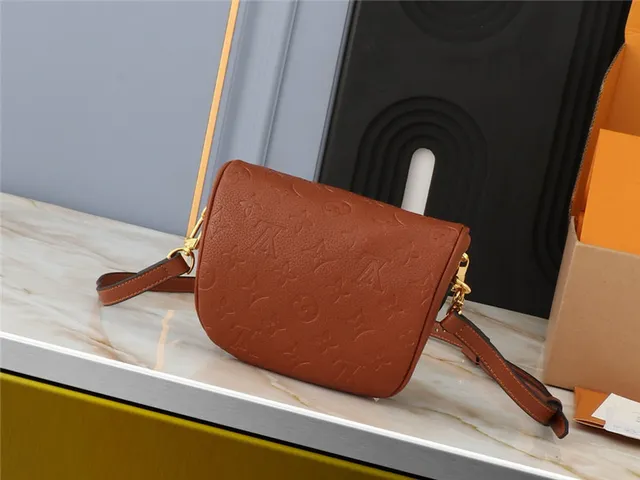 Louis Vuitton Multi Pochette Accessoires Brown Gold Embossed Monogram Leather Hardware Fashion Belt Bag 9