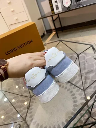 Louis Vuitton Multicolor Iridescent Monogram Overlay Color-Blocked Upper Lifestyle Sneakers 5