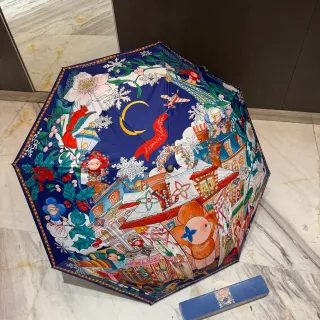 Louis Vuitton Navy Multicolor Festive Illustrated Print Base Handbag