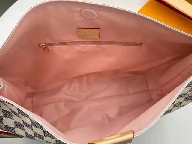 Louis Vuitton Neverfull à damier marron sac tote 11
