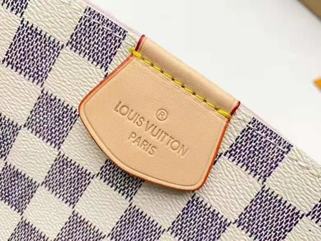 Louis Vuitton Neverfull à damier marron sac tote 14