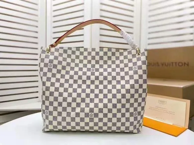 Louis Vuitton Neverfull à damier marron sac tote 17
