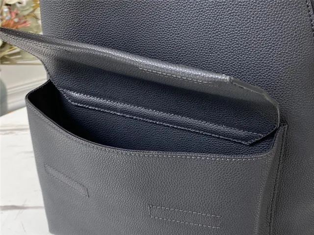 Louis Vuitton Orange Silver Structured Leather Embossed LV Monogram Casual Backpack 4