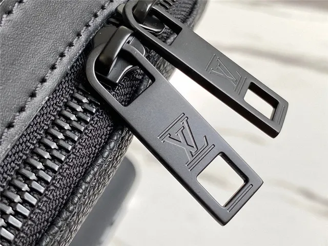 Louis Vuitton Orange Silver Structured Leather Embossed LV Monogram Casual Backpack 5