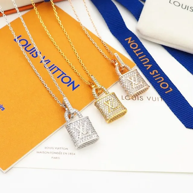 Louis Vuitton Padlock Pavé Crystal Lock Earrings 2