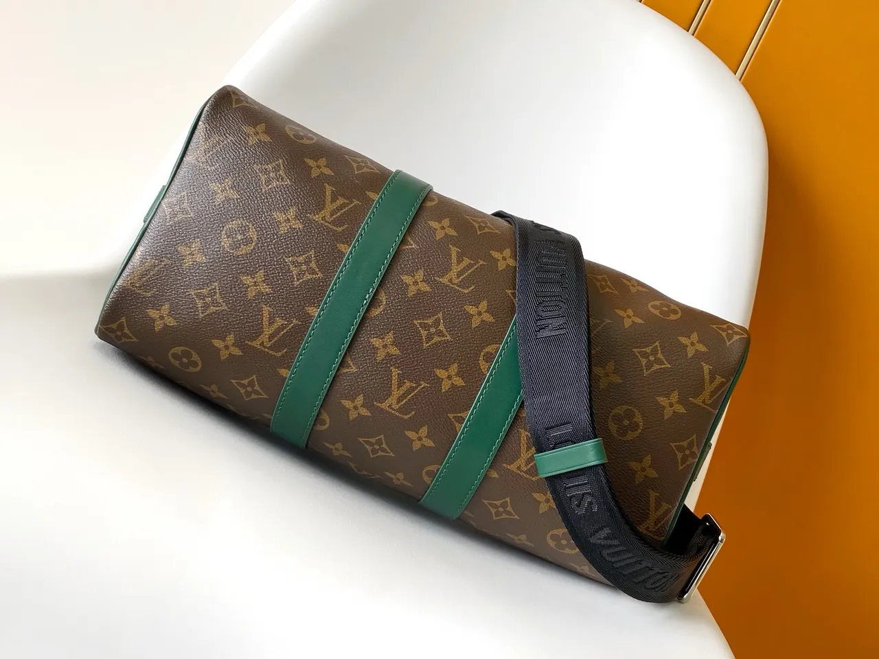 حقيبة لويس فيتون Pillow Bag بني أخضر مونوغرام قماش بوسطن 5