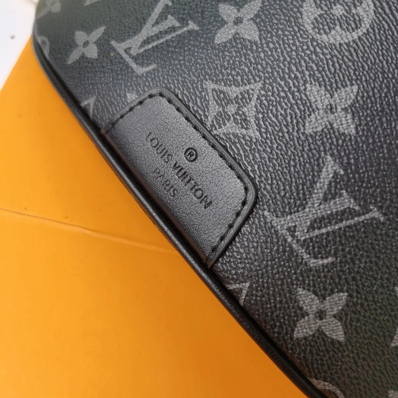 Louis Vuitton Pochette Metis Black Gray Monogram-Coated Canvas Tonal Print Fashion Belt Bag 5