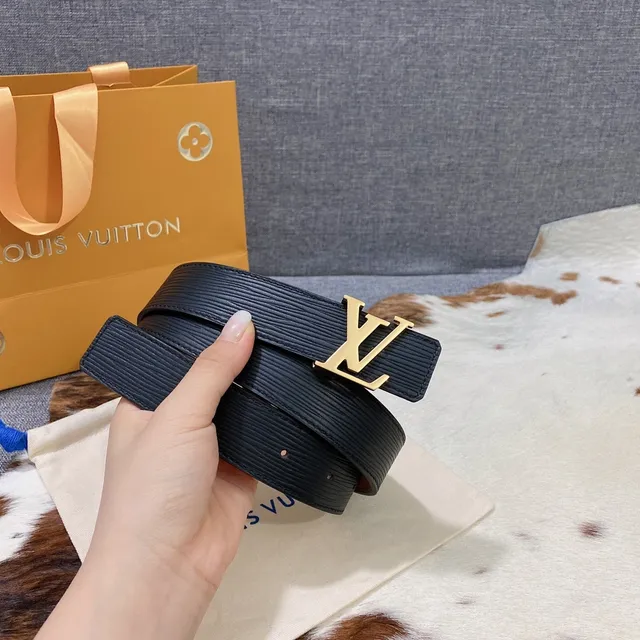 Louis Vuitton Reversible LV Initiales Belt Black Tan Leather Belt 4