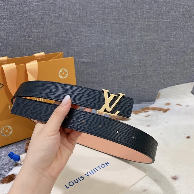 Louis Vuitton Reversible LV Initiales Belt Black Tan Leather Belt 5