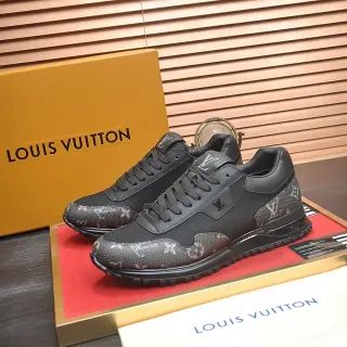 Louis Vuitton Run Away Negro Monograma Malla Zapatillas lifestyle