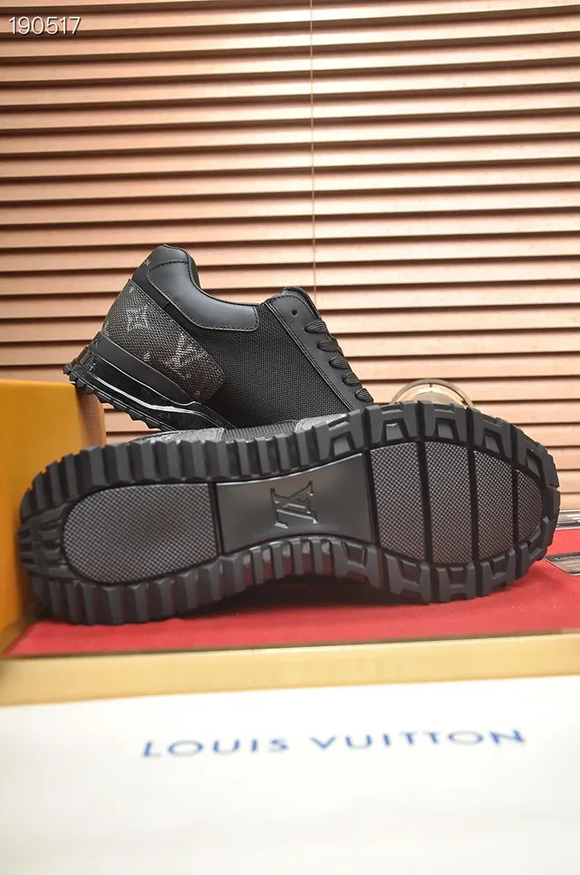 Louis Vuitton Run Away Black Monogram Mesh Lifestyle Sneakers 2