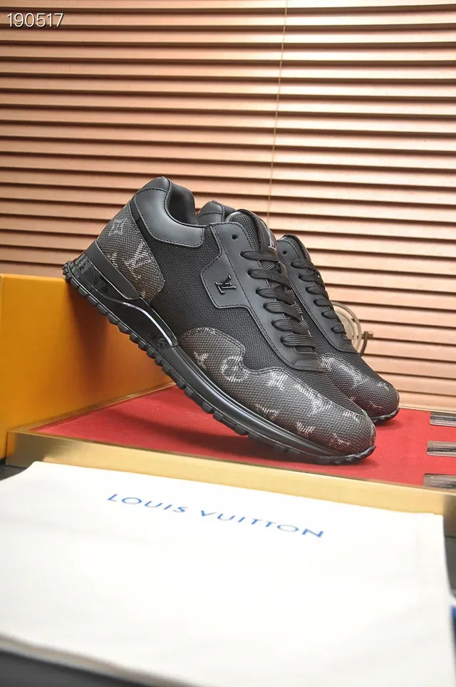 Louis Vuitton Run Away Black Monogram Mesh Lifestyle Sneakers 8