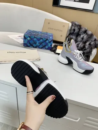 Louis Vuitton Run Away Iridescent Lavender Chunky Sneakers 2