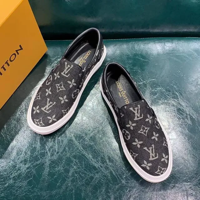 Louis Vuitton Run Away Monogram Canvas Slip-On Lifestyle Sneakers 7