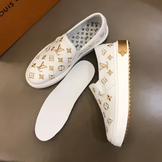 Louis Vuitton Run Away Monogram Zapatillas Lifestyle Blancas y Doradas
