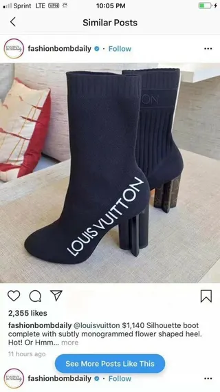 Louis Vuitton Run Away Sock Black Knit Ankle Boots 3