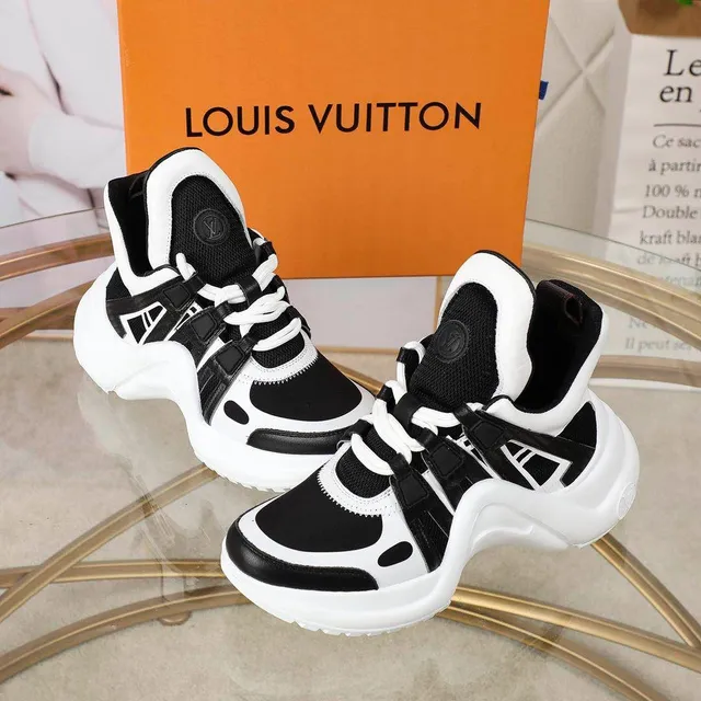 Louis Vuitton Run Away White and Black Chunky Sneakers 5