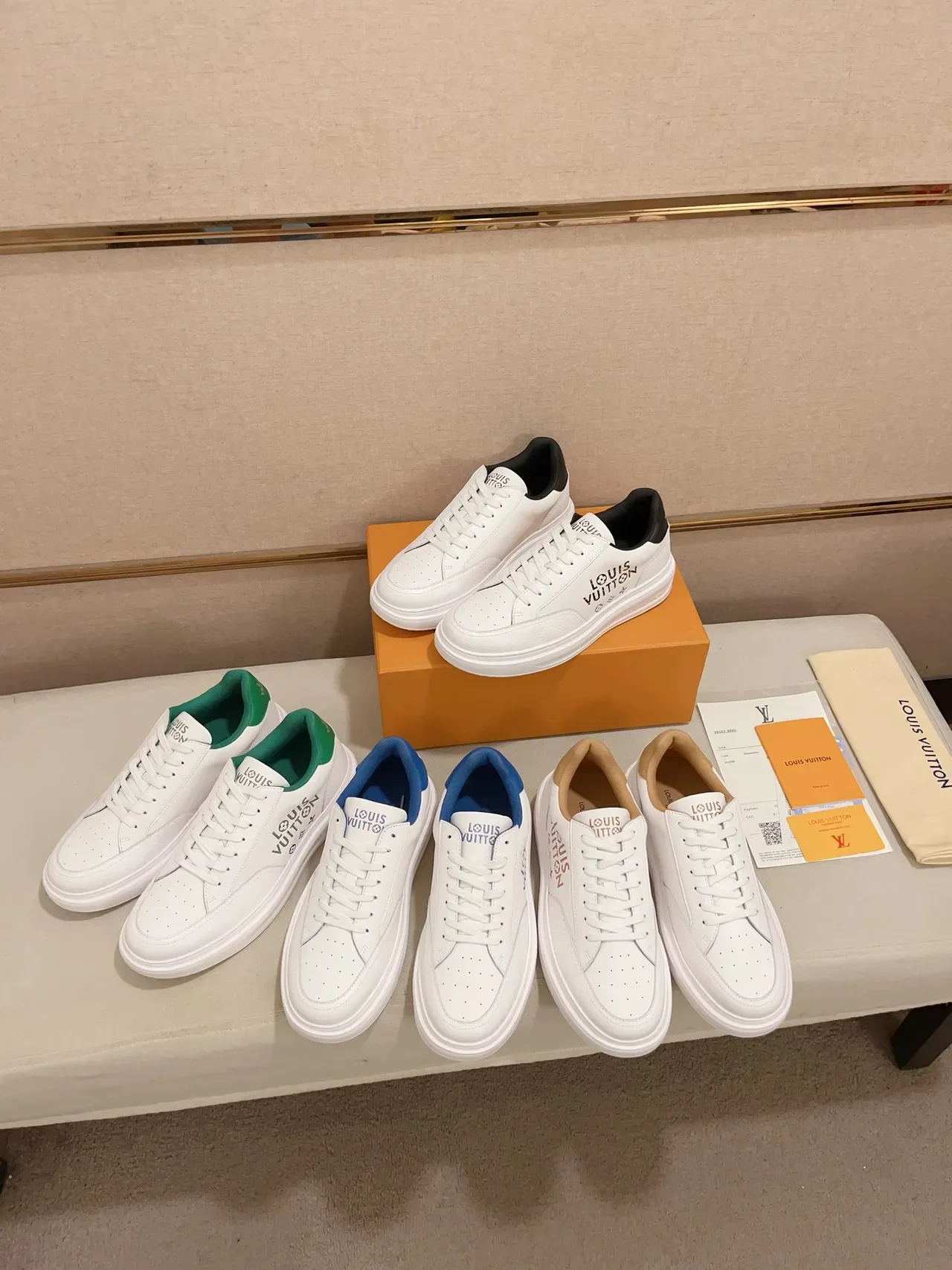 Louis Vuitton Run Away White Leather Platform Lifestyle Sneakers 2