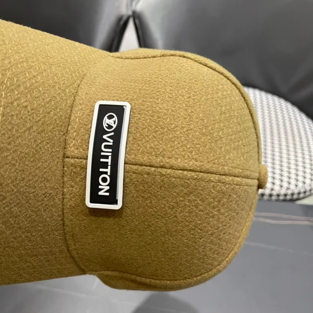 Louis Vuitton Textured Mustard Baseball Cap 3