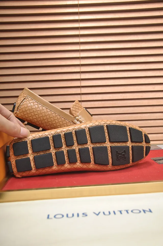 Louis Vuitton Woven Leather Buckle Loafer 3