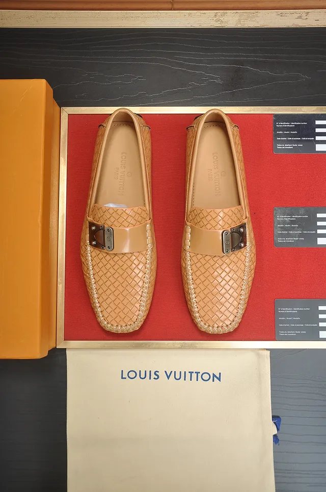 Louis Vuitton Woven Leather Buckle Loafer 5