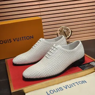 Louis Vuitton Woven Leather Oxford Shoes