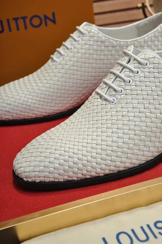 Louis Vuitton Woven Leather Oxford Shoes 2