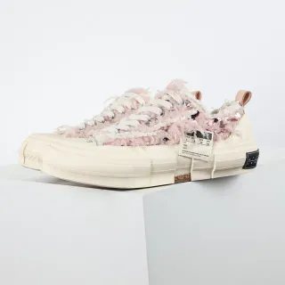 Maison Margiela Beige Pink Deconstructed Fluffy Textile Lifestyle Sneakers