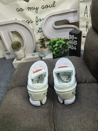 Maison Margiela Black Beige Oversized Sole Layered Mesh And Synthetic Upper Chunky Sneakers 18